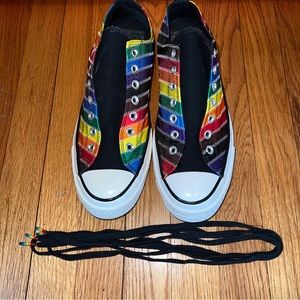 Converse Chuck Taylor Low All Star Diversity Equality Love Rainbow M 9.5 W 11.5